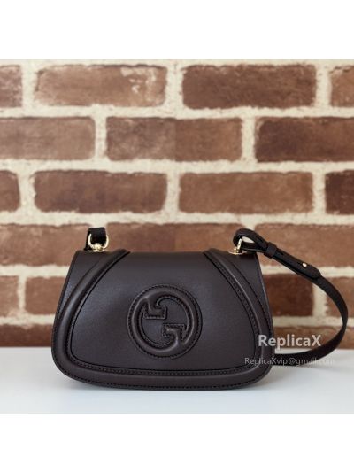 Gucci Blondie Small Shoulder Bag 815700 in Coffee