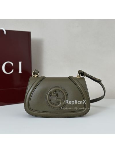 Gucci Blondie Small Shoulder Bag 815700 in Khaki