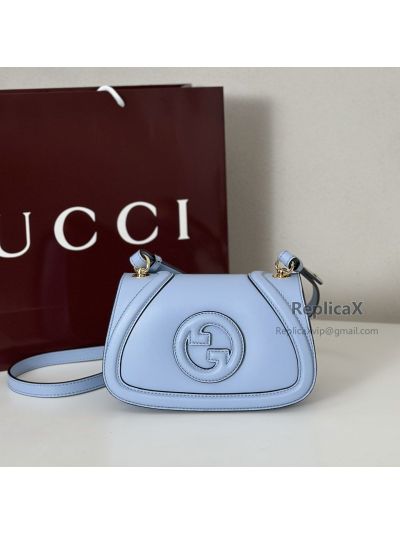 Gucci Blondie Small Shoulder Bag 815700 in Light Blue