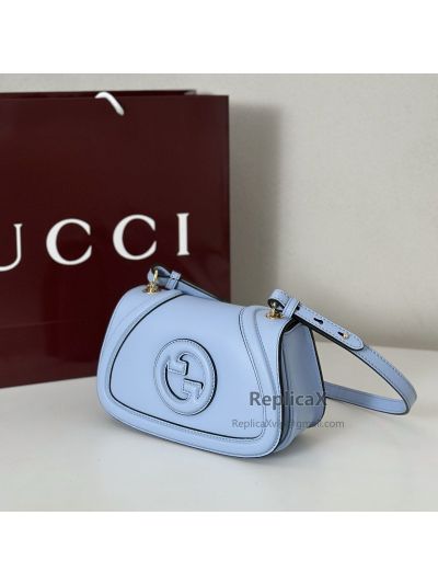 Gucci Blondie Small Shoulder Bag 815700 in Light Blue