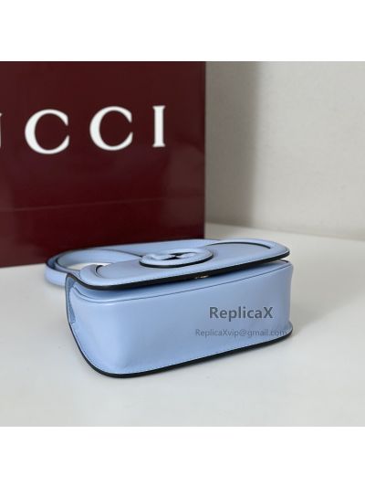 Gucci Blondie Small Shoulder Bag 815700 in Light Blue