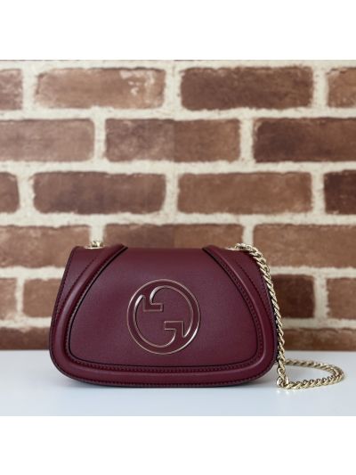 Gucci Blondie Small Shoulder Bag 815711 in Burgundy