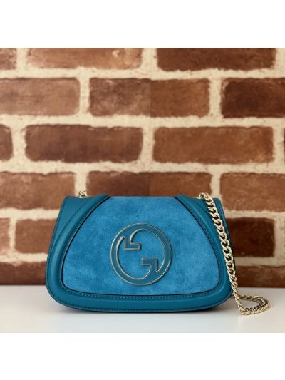 Gucci Blondie Small Shoulder Bag 815711 in Blue
