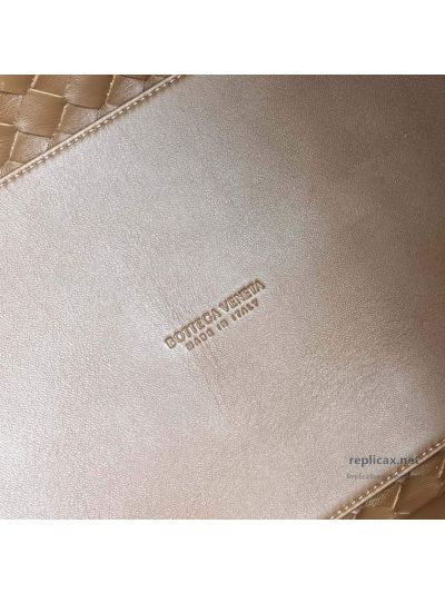 Bottega Veneta Andiamo Large Suede Tote Bag Camel
