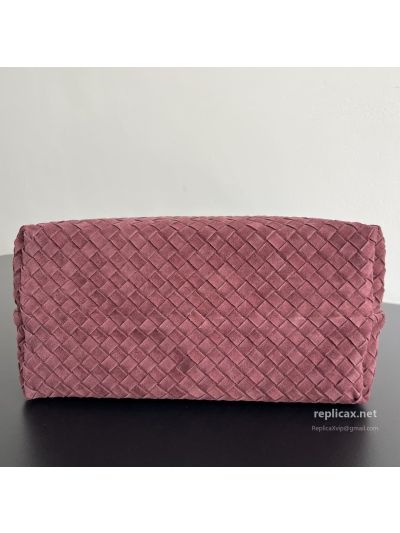 Bottega Veneta Andiamo Large Suede Tote Bag Wine