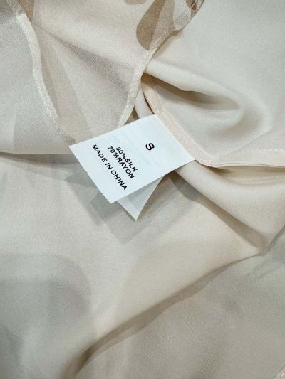 Brunello Cucinelli Silk A-Line Skirt in White