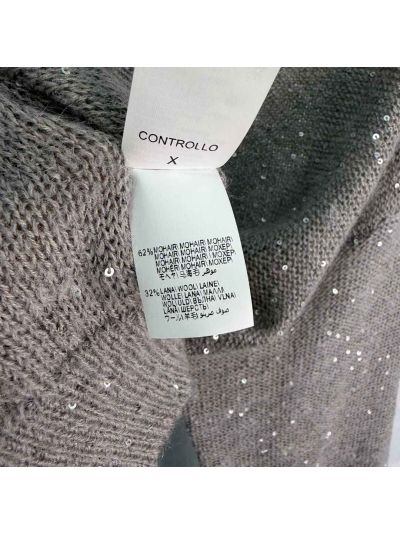 Brunello Cucinelli V-Neck Balloon Sleeve Sweater
