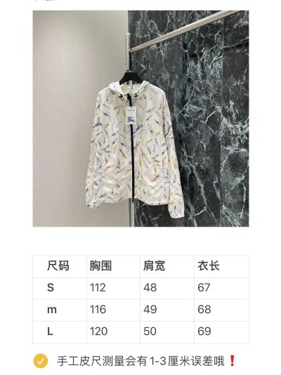 Burberry Hooded Drawstring Coat in Multicolor