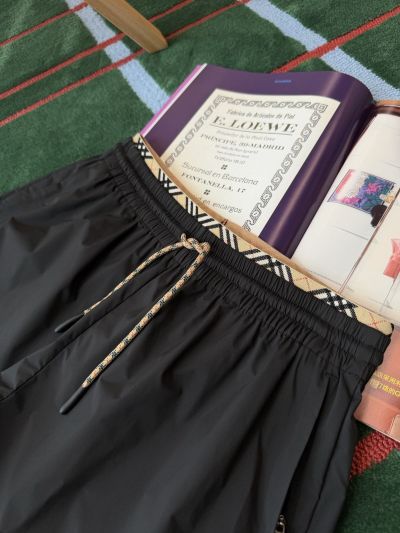 Burberry Plaid Drawstring Pants