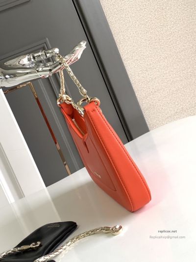Bvlgari Serpenti Baia Small Shoulder Bag Orange Urban Calfskin