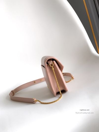 Bvlgari Serpenti Forever Chain Clutch Rose Pink Calfskin