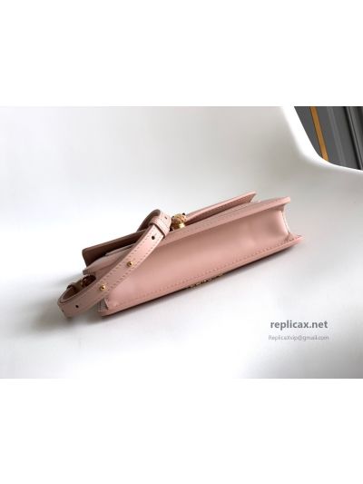 Bvlgari Serpenti Forever Chain Clutch Rose Pink Calfskin