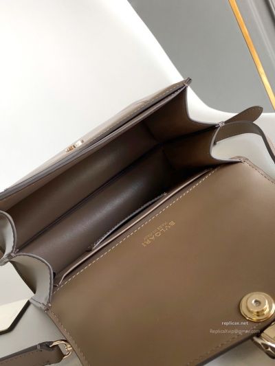 Bvlgari Serpenti Forever Medium Top Handle Bag Brown Calfskin