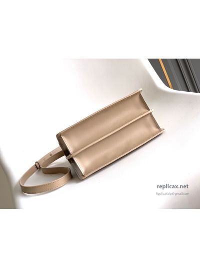 Bvlgari Serpenti Forever Medium Top Handle Bag Taupe Calfskin