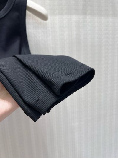 Celine Crew Neck Embroidered Shirt in Navy