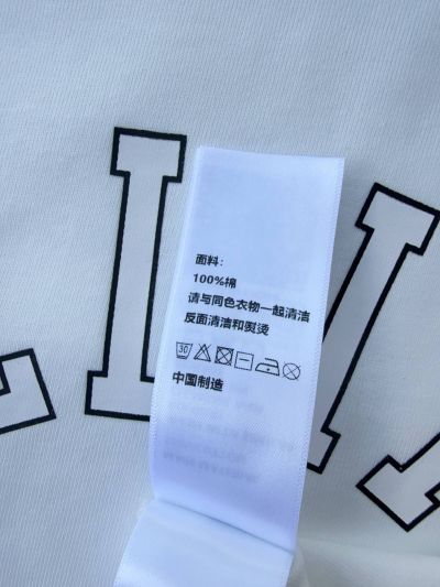 Celine Long Sleeve Crew Neck T-Shirt in White