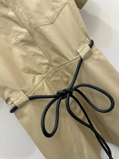 Celine Long Sleeve Silk Shirt in Beige