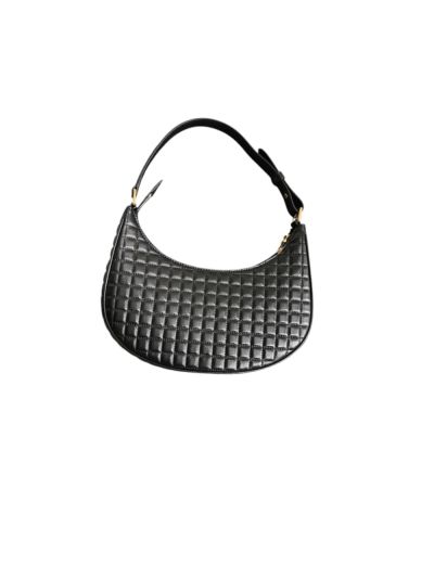 Celine Ava Hobo Shoulder Bag Black Quilted Leather 193958 