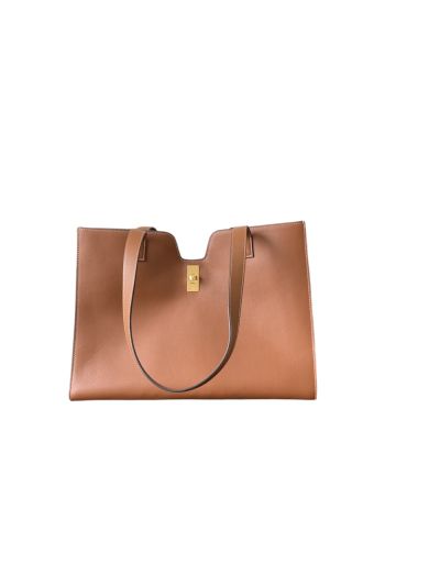 Celine Cabas 16 Brown Smooth Calfskin Shoulder Bag 112583 