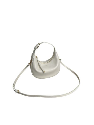 Celine Medium Ava Hobo Shoulder Bag Off White Calfskin Leather 120723 