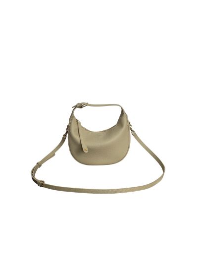 Celine Medium Ava Hobo Shoulder Bag Light Beige Calfskin Leather 120723 