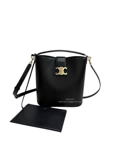 Celine Medium Louise Shoulder Crossbody Black Smooth Calfskin Leather 116613 