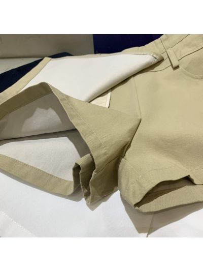 Chanel Contrast-Trim Monogram Pants