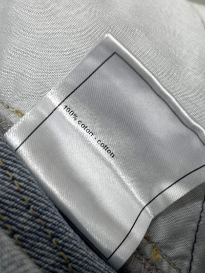 Chanel Denim Cargo Pants in Light Blue