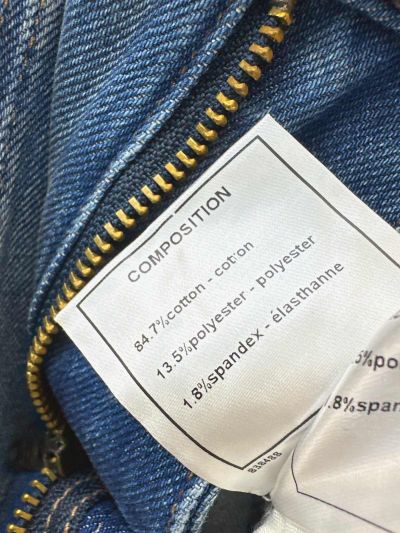 Chanel Denim Wide-Leg Pants in Light Blue