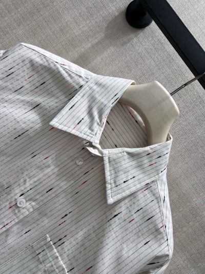 Chanel Embroidered Button-Front Shirt in White