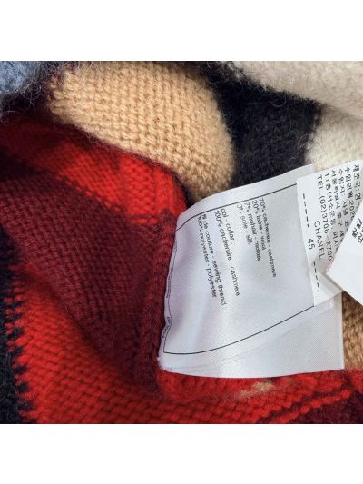 Chanel Embroidered Cashmere Cardigan in Multicolor