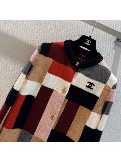 Chanel Embroidered Cashmere Cardigan in Multicolor