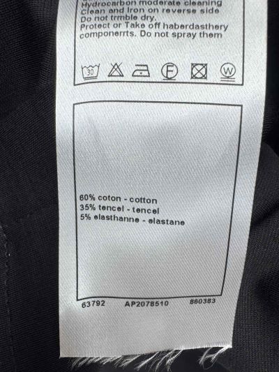 Chanel Embroidered Long Sleeve Set in Black