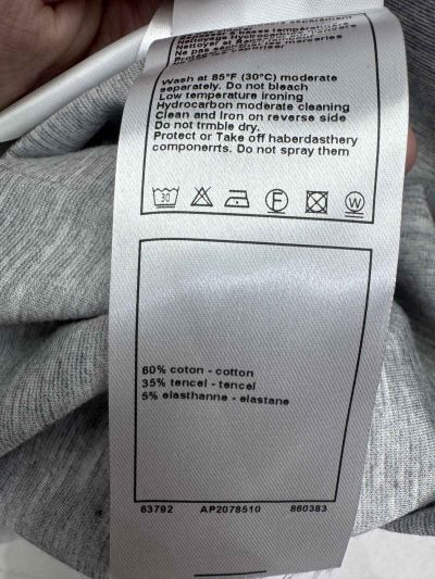 Chanel Embroidered Long Sleeve Set in Grey