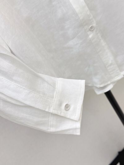 Chanel Embroidered Shirt in White