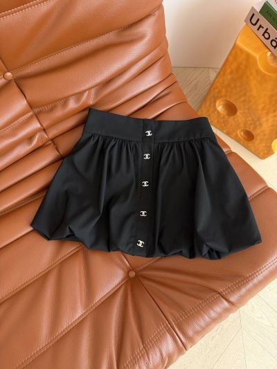 Chanel Embroidered Shorts in Black