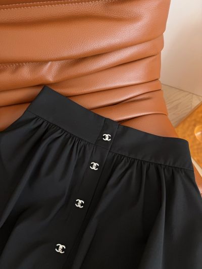 Chanel Embroidered Shorts in Black