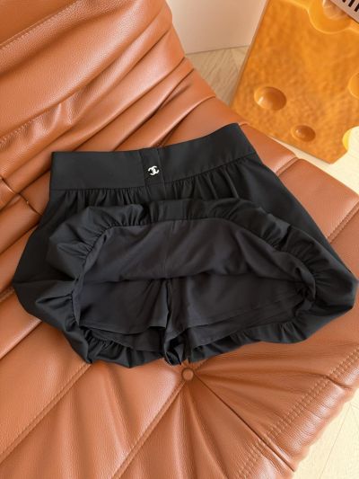 Chanel Embroidered Shorts in Black