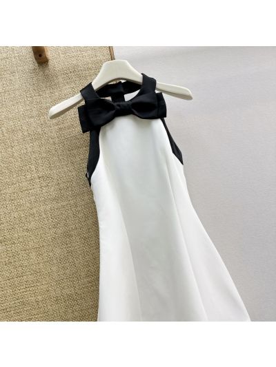 Chanel Halter Neck Mini Dress in White