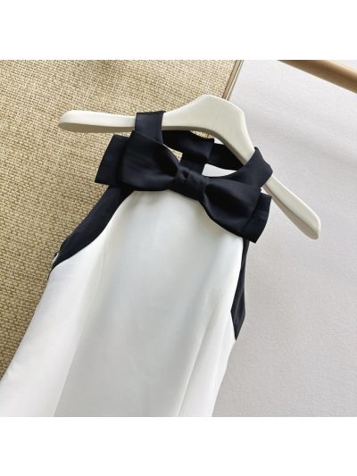 Chanel Halter Neck Mini Dress in White