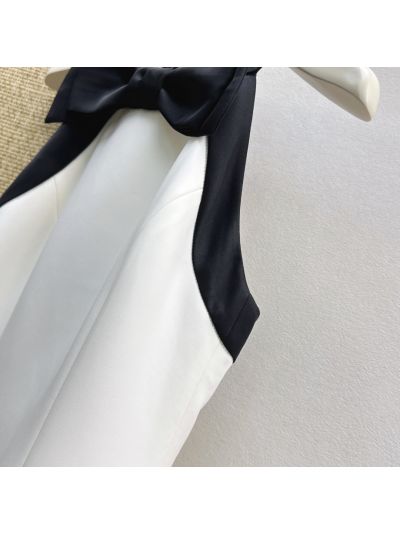 Chanel Halter Neck Mini Dress in White