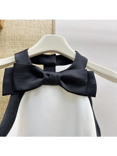 Chanel Halter Neck Mini Dress in White