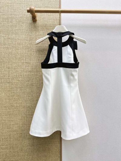Chanel Halter Neck Mini Dress in White