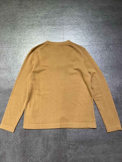 Chanel Long Sleeve Embroidered Knit Top in Brown