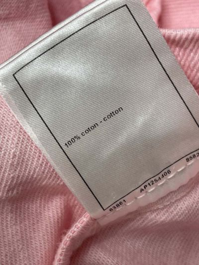 Chanel Long Sleeve Plaid Pants in Pink