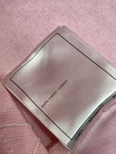 Chanel Plaid Denim Dress in Pink