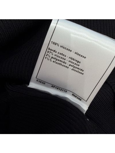 Chanel Short Sleeve Button-Front Top