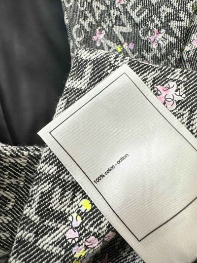 Chanel Turn-Down Collar Denim Coat in Multicolor