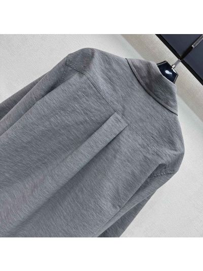 Chanel Turn-Down Collar Long Sleeve Shirt