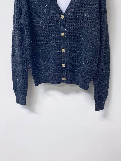 Chanel V-Neck Long Sleeve Cardigan